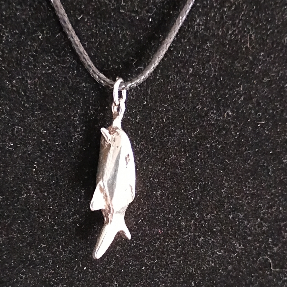 925 Silver Shark Pendant Necklace